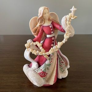 ENESCO The Heart of Christmas Angel Figurine